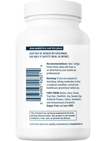 Vital Nutrients, Ultra Pure® Fish Oil 700 Pharmaceutical Grade, 60 softgels