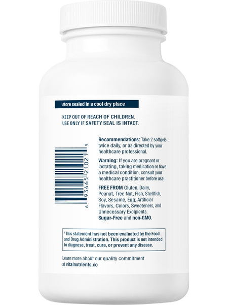 Vital Nutrients, Evening Primrose Oil 1000, GLA 90mg, 250 softgels