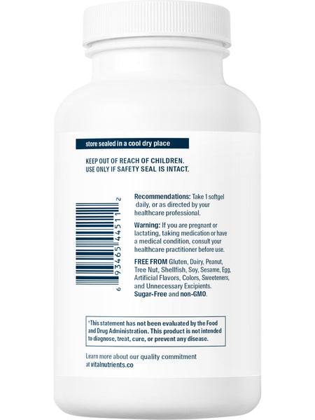 Vital Nutrients, Ultra Pure® Fish Oil 700 Enteric Pharmaceutical Grade Triglyceride Form, 90 softgels