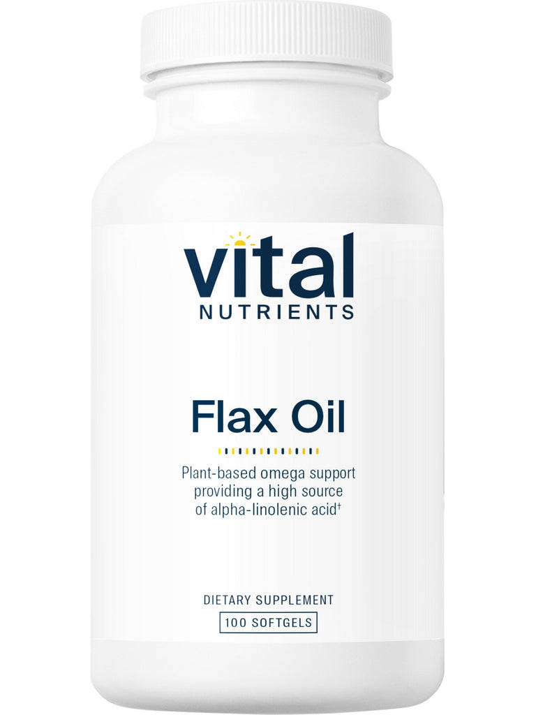 Vital Nutrients, Flax Oil, 100 softgels