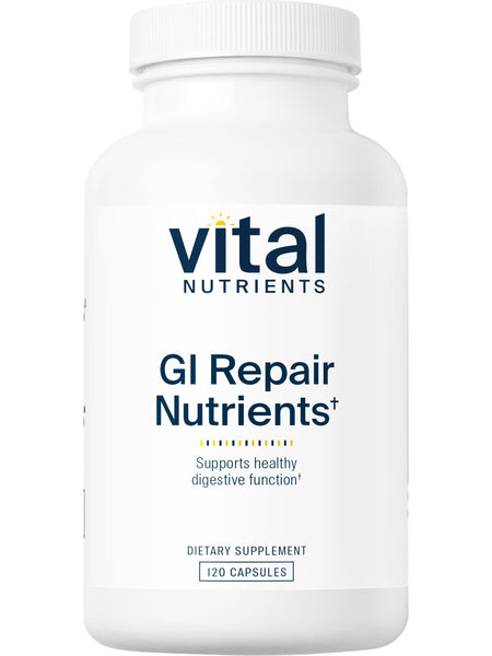 Vital Nutrients, GI Repair Nutrients, 120 vegetarian capsules