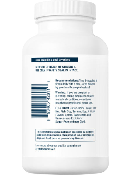 Vital Nutrients, GI Repair Nutrients, 120 vegetarian capsules