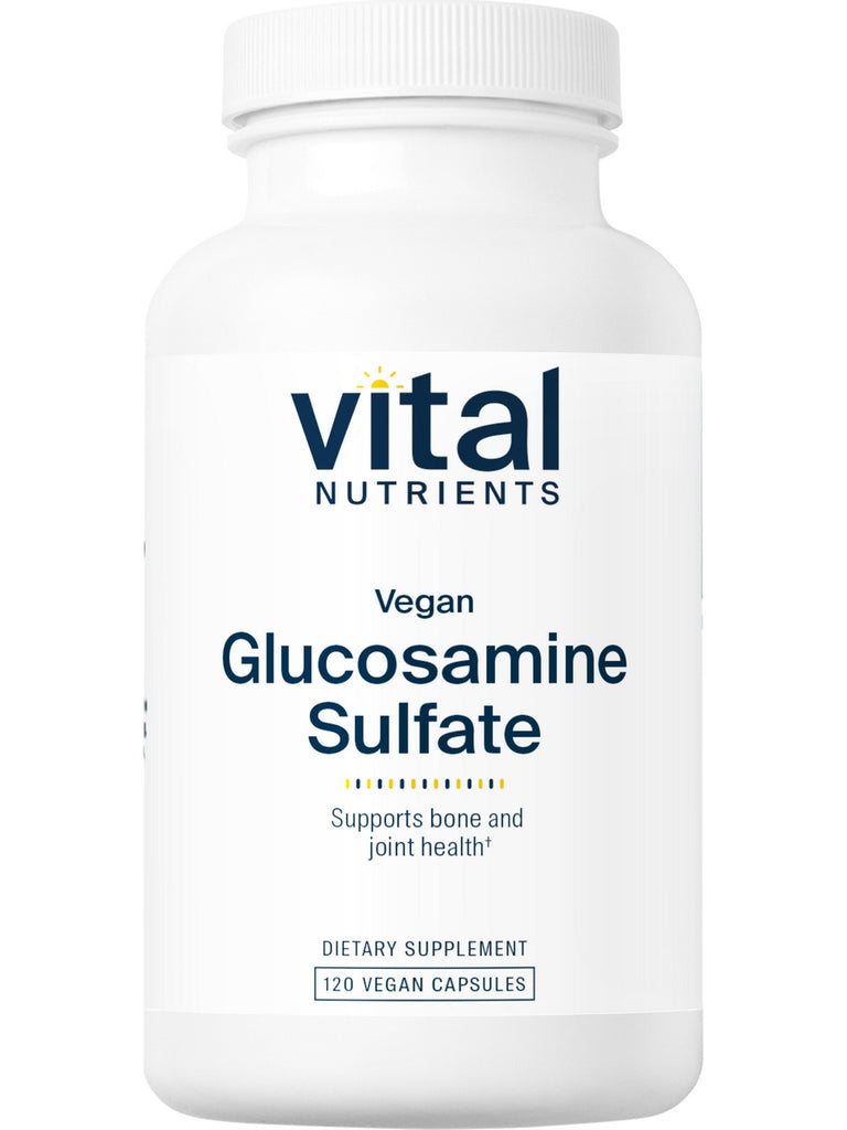 Vital Nutrients, Veg-Source Glucosamine Sulfate 750mg, 120 vegetarian capsules