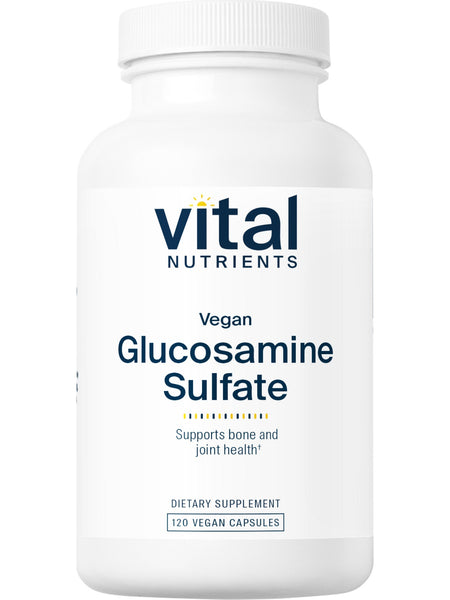 Vital Nutrients, Veg-Source Glucosamine Sulfate 750mg, 120 vegetarian capsules