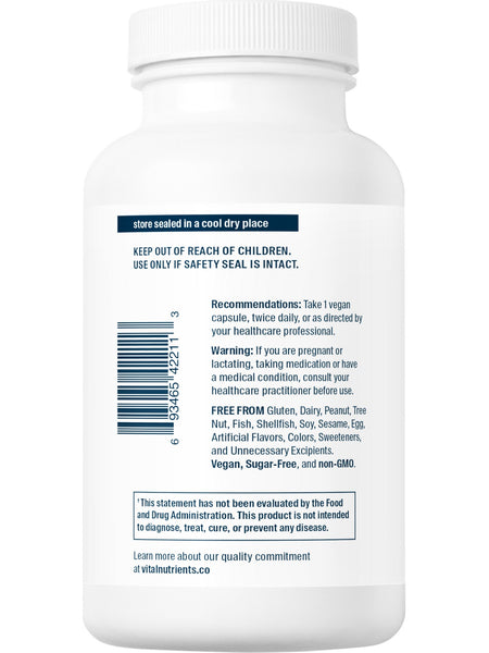 Vital Nutrients, Veg-Source Glucosamine Sulfate 750mg, 120 vegetarian capsules