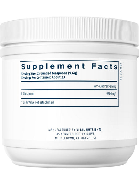 Vital Nutrients, Glutamine Powder, 225 grams