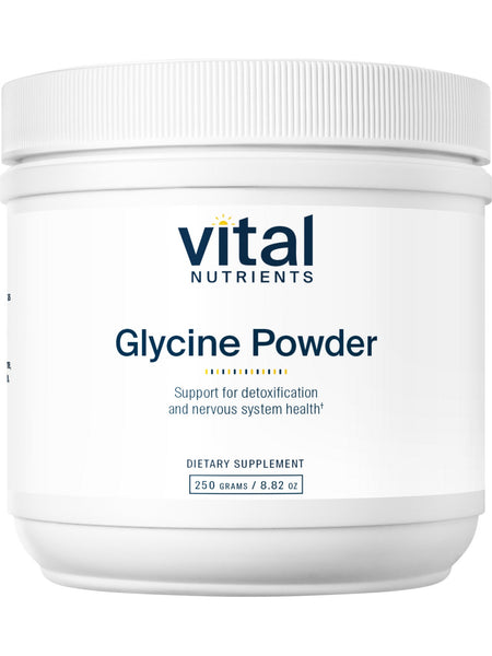 Vital Nutrients, Glycine Powder, 250 grams
