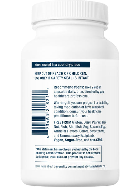 Vital Nutrients, Green Tea Extract 80% 550mg, 120 vegetarian capsules