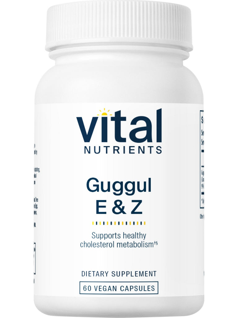 Vital Nutrients, Guggul E & Z 99% standardized extract, 60 vegetarian capsules