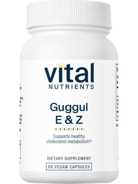 Vital Nutrients, Guggul E & Z 99% standardized extract, 60 vegetarian capsules