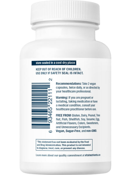 Vital Nutrients, Herbal Biotic, 60 vegetarian capsules