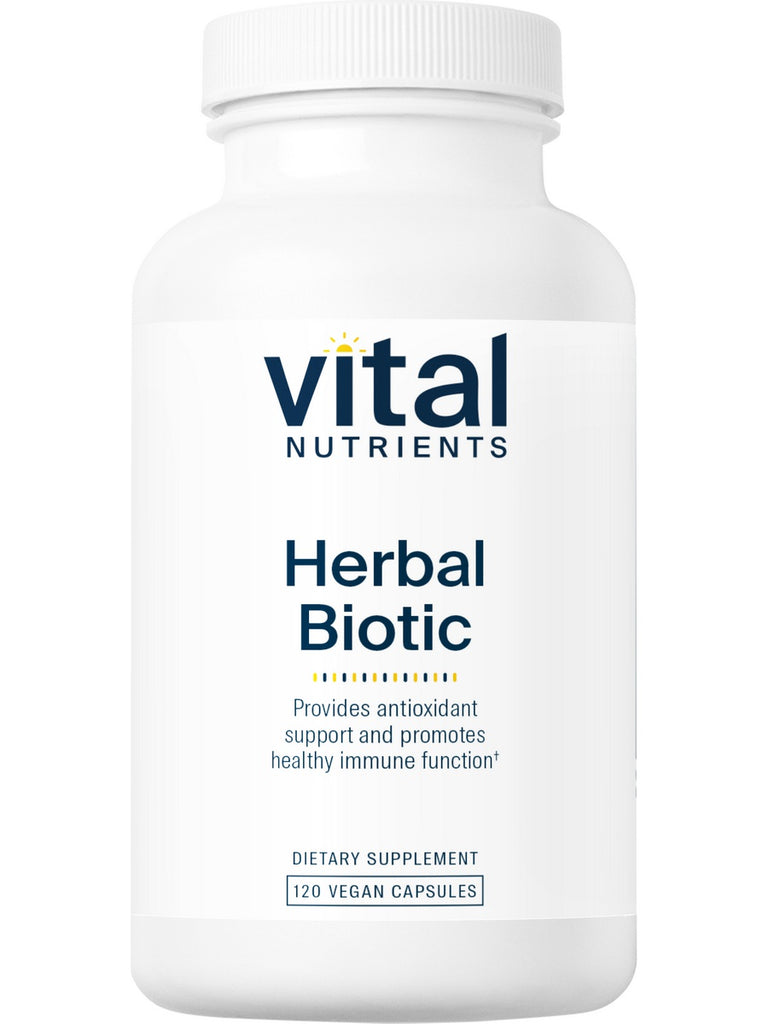 Vital Nutrients, Herbal Biotic, 120 vegetarian capsules