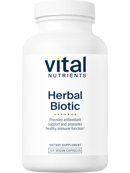 Vital Nutrients, Herbal Biotic, 120 vegetarian capsules