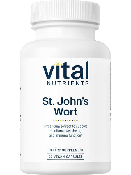 Vital Nutrients, St. John's Wort 0.3% Standardized Extract, 90 vegetarian capsules