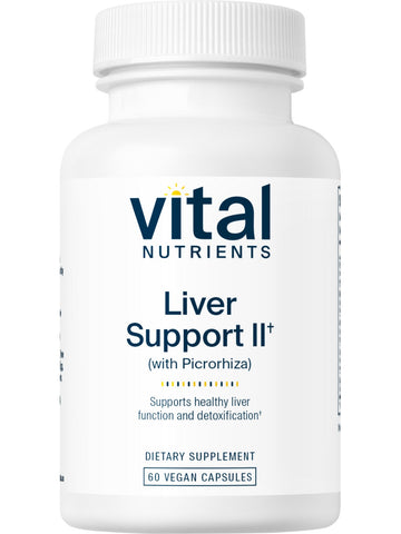 Vital Nutrients, Liver Support II (with Picororhiza), 60 vegetarian capsules