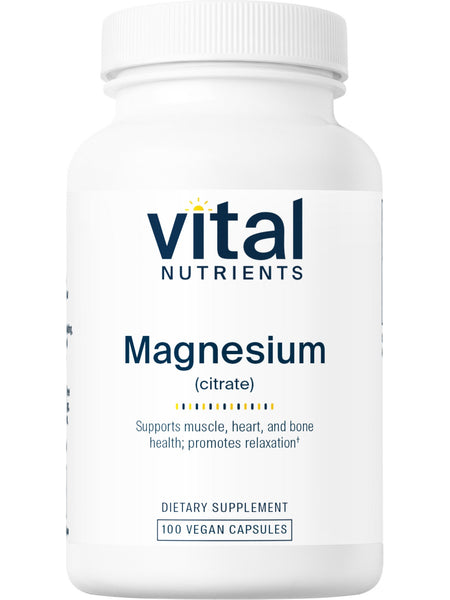 Vital Nutrients, Magnesium (citrate) 150mg, 100 capsules