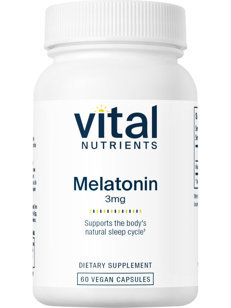 Vital Nutrients, Melatonin 3mg, 60 vegetarian capsules