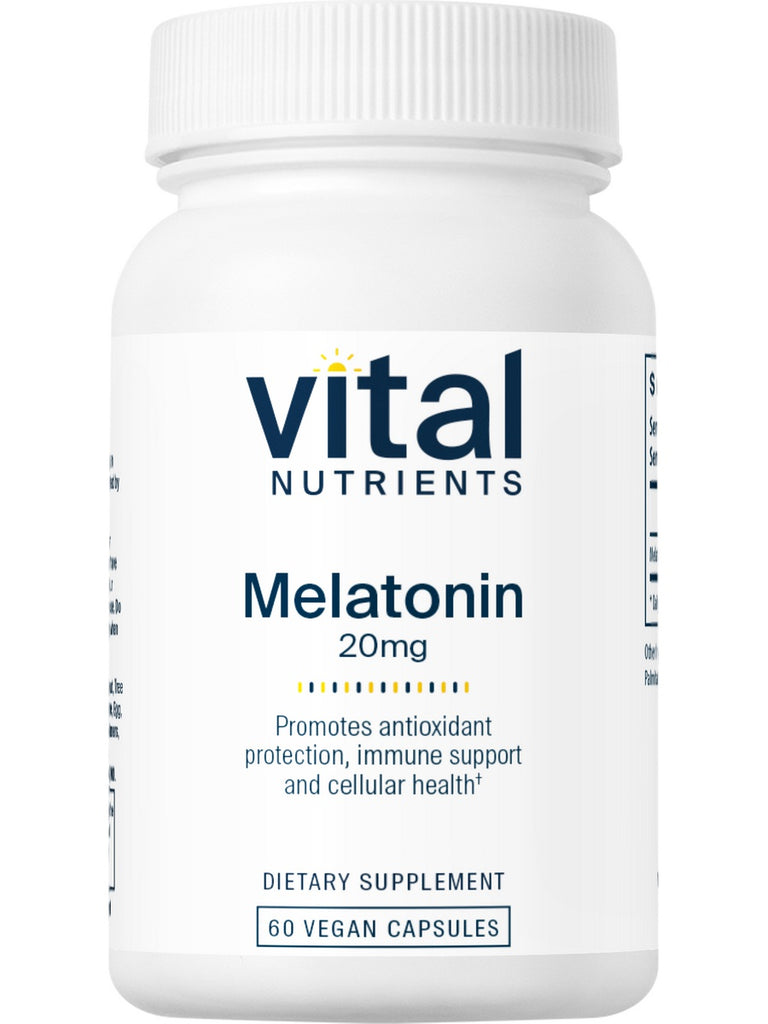 Vital Nutrients, Melatonin 20mg, 60 vegetarian capsules