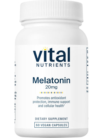 Vital Nutrients, Melatonin 20mg, 60 vegetarian capsules