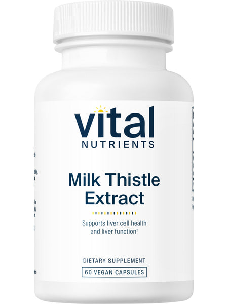 Vital Nutrients, Milk Thistle Extract 250mg, 60 vegetarian capsules