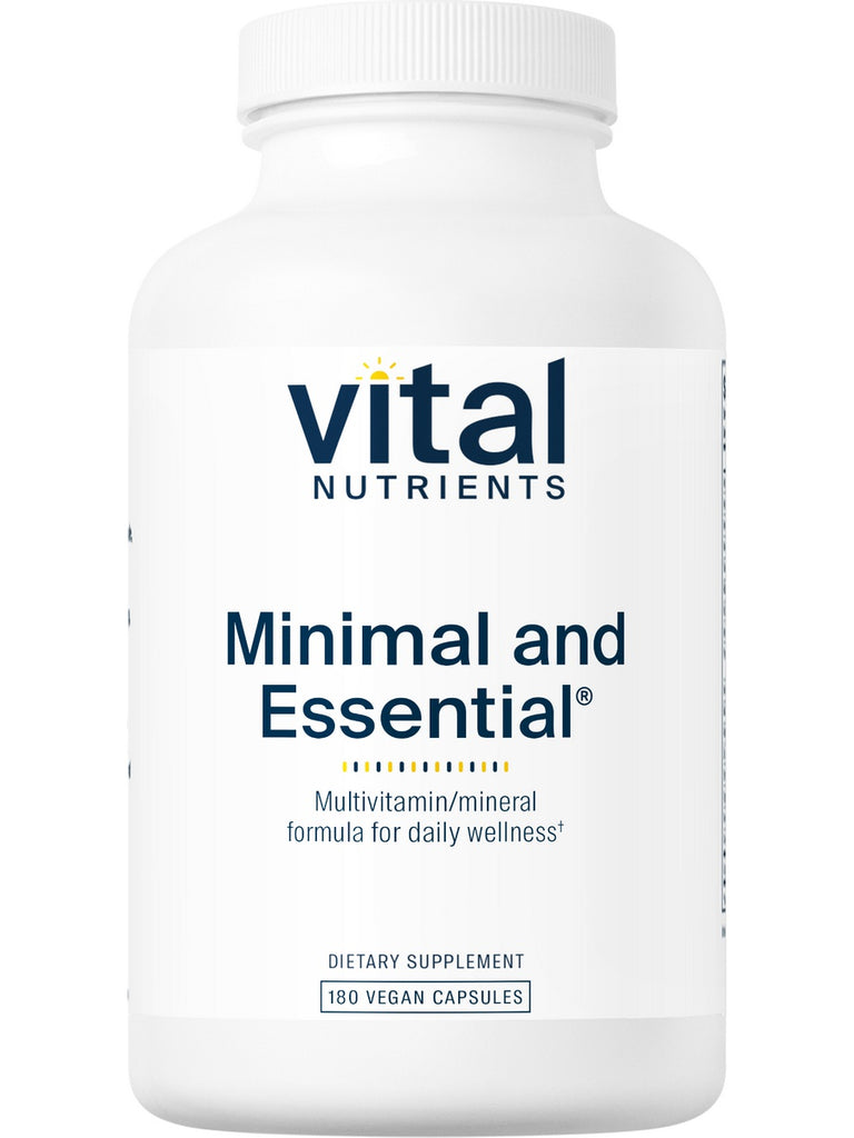 Vital Nutrients, Minimal and Essential® ANTIOXIDANT AND MULTI-VITAMIN FORMULA, 180 capsules