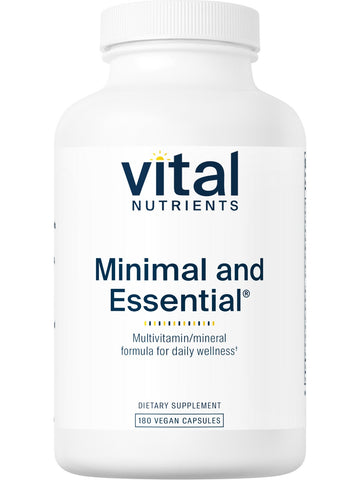 Vital Nutrients, Minimal and Essential® ANTIOXIDANT AND MULTI-VITAMIN FORMULA, 180 capsules