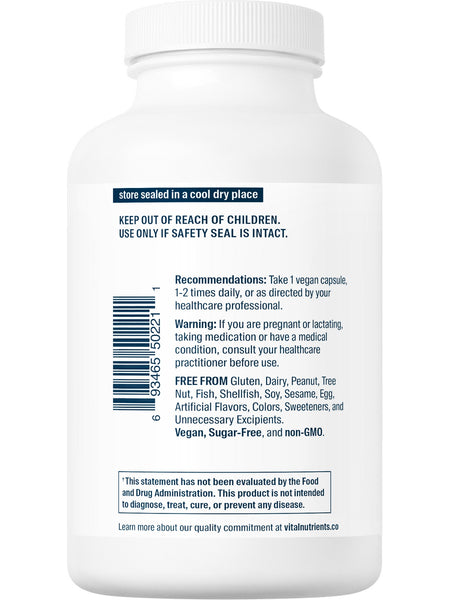Vital Nutrients, Minimal and Essential® ANTIOXIDANT AND MULTI-VITAMIN FORMULA, 180 capsules