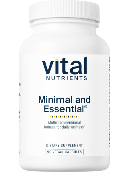 Vital Nutrients, Minimal and Essential® ANTIOXIDANT AND MULTI-VITAMIN FORMULA, 90 vegetarian capsules