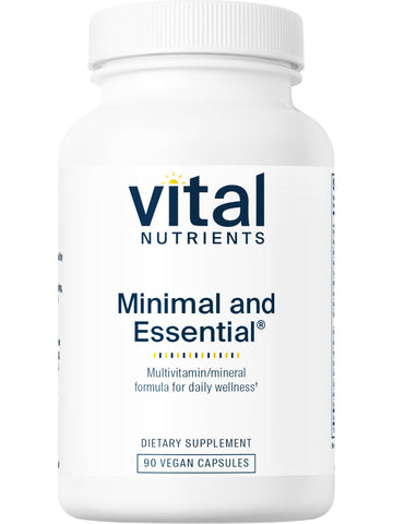Vital Nutrients, Minimal and Essential® ANTIOXIDANT AND MULTI-VITAMIN FORMULA, 90 vegetarian capsules