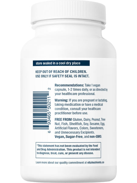 Vital Nutrients, Minimal and Essential® ANTIOXIDANT AND MULTI-VITAMIN FORMULA, 90 vegetarian capsules