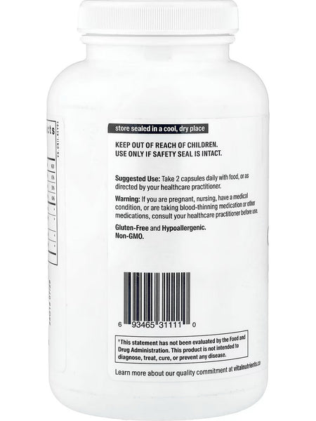 Vital Nutrients, Osteo-Nutrients II with Vitamins D3 and K2-7, 240 Vegetarian Capsules