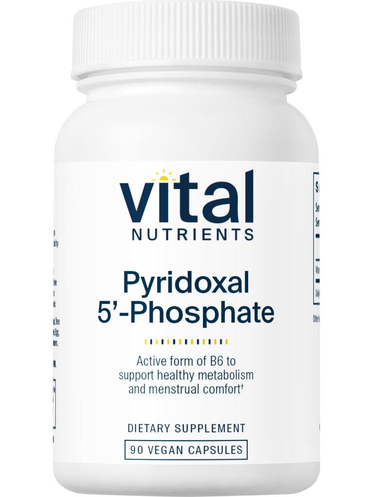 Vital Nutrients, Pyridoxal-5 Phosphate 50mg, 90 vegetarian capsules