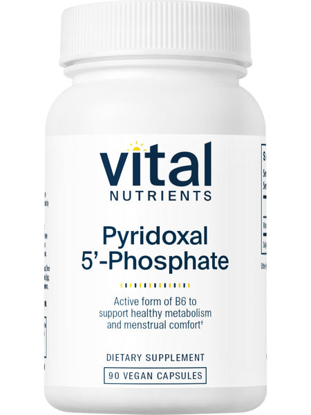 Vital Nutrients, Pyridoxal-5 Phosphate 50mg, 90 vegetarian capsules
