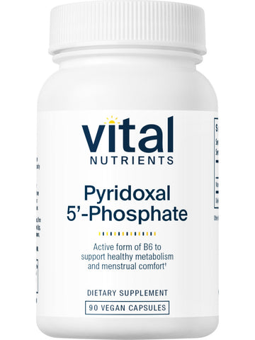Vital Nutrients, Pyridoxal-5 Phosphate 50mg, 90 vegetarian capsules