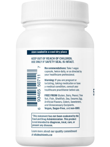 Vital Nutrients, Pyridoxal-5 Phosphate 50mg, 90 vegetarian capsules