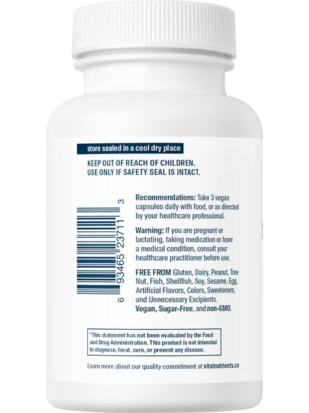 Vital Nutrients, Saw Palmetto Pygeum Nettle Root, 60 vegetarian capsules