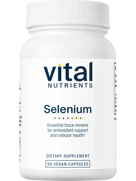 Vital Nutrients, Selenium 200mcg, 90 vegetarian capsules