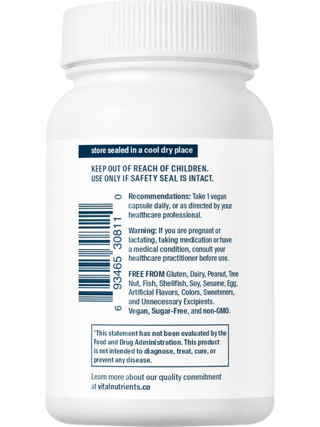 Vital Nutrients, Selenium 200mcg, 90 vegetarian capsules