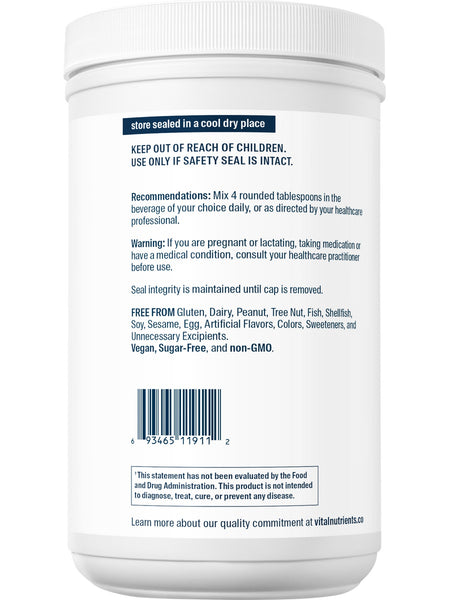 Vital Nutrients, ProVeg Organic Pea Protien Soy Free, Gluten Free, Dairy Free, Non-GMO, 524 grams