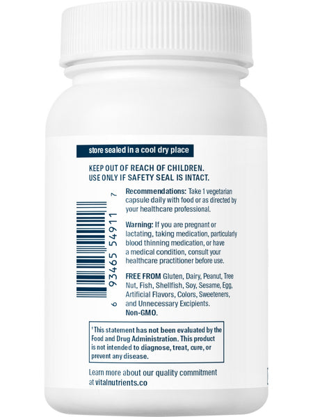 Vital Nutrients, Vitamin D3 + K2, 60 vegetarian capsules