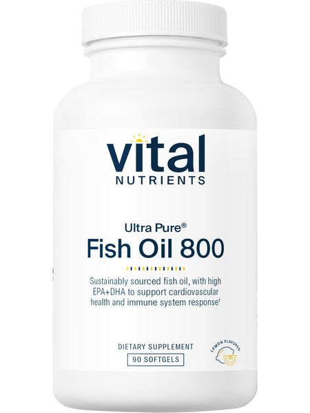 Vital Nutrients, Ultra Pure®Fish Oil 800 Pharmaceutical Grade, 90 softgels