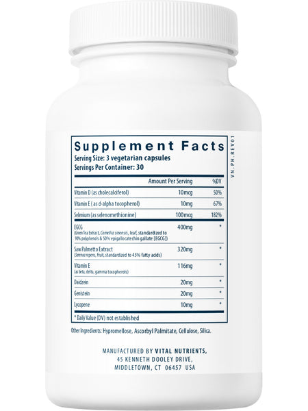 Vital Nutrients, Prostate Health Tx™, 90 vegetarian capsules