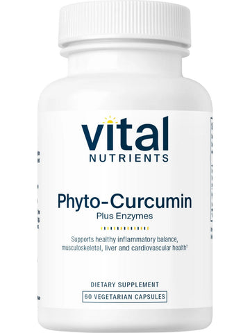 Vital Nutrients, Phyto-Curcumin PLUS ENZYMES, 60 vegetarian capsules