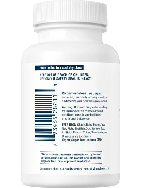 Vital Nutrients, Tension Ease with Ashwagandha, 60 vegetarian capsules