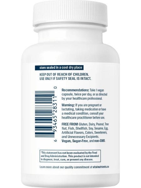 Vital Nutrients, Berberine 500mg, 60 vegetarian capsules