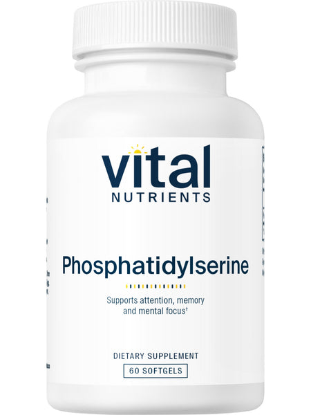 Vital Nutrients, Phosphatidylserine 150mg, 60 softgels