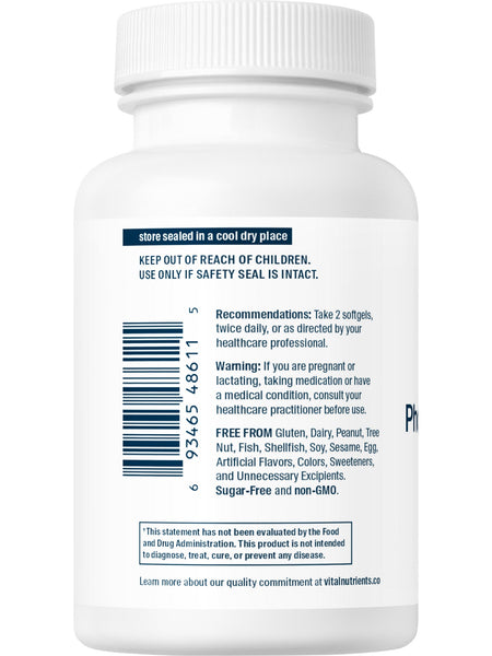 Vital Nutrients, Phosphatidylserine 150mg, 60 softgels