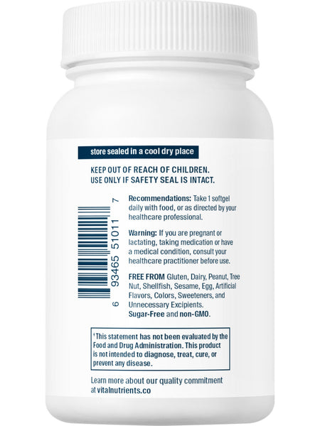 Vital Nutrients, Vitamin A 7500mcg RAE, 100 softgels