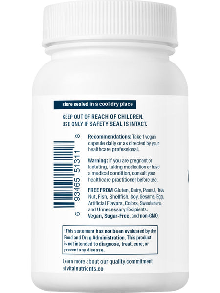 Vital Nutrients, Vitamin B6 100mg, 100 vegetarian capsules