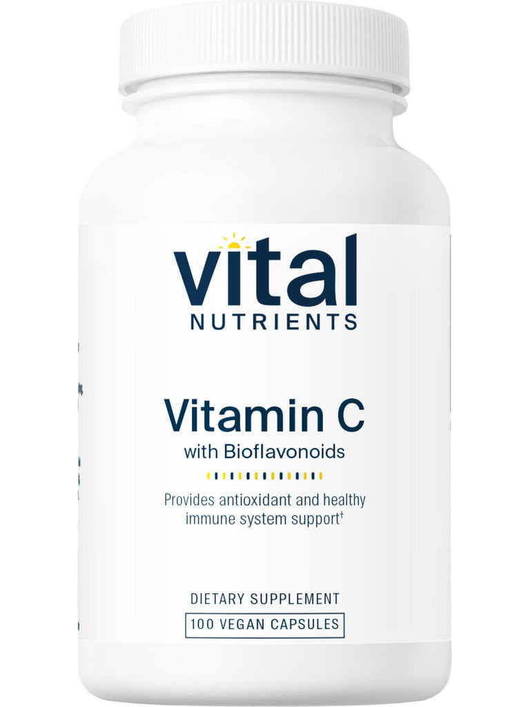 Vital Nutrients, Vitamin C with Bioflavonoids, 100 vegetarian capsules